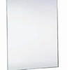 600 X 450 mm Mirror With Satin Finished Stainless Steel Fram